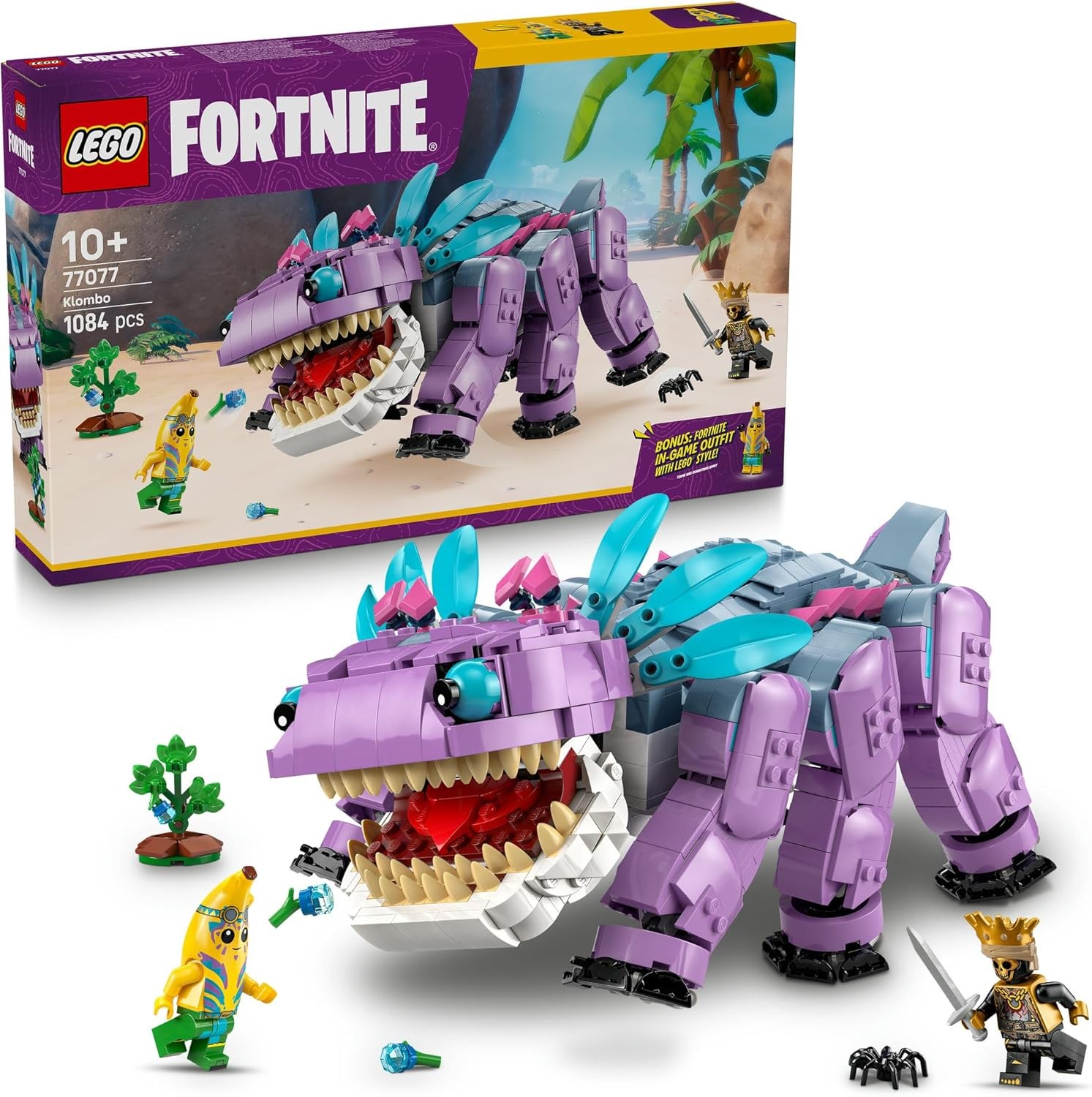 LEGO FORTNITE Klombo 77077 Building Kit for Ages 10+ Brand New Import from Japan