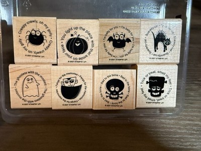 Stampin Up Wood Mount Set ~ Batty for You ~ Halloween