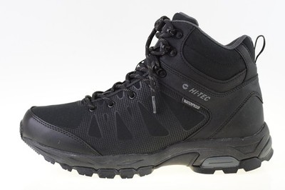 Hi-Tec Raven Mid WP wasserdicht schwarz/grau 352202 Herren Wanderschuhe Gr UK 9