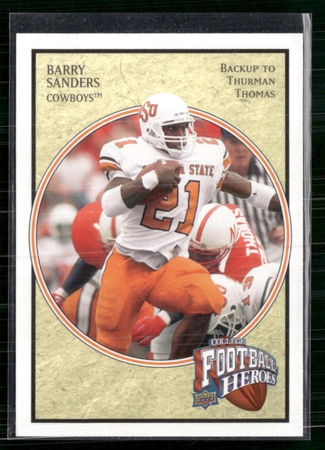 2013 Upper Deck #BS-3 Barry Sanders College Football Heroes: Barry Sanders