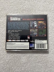 Tom Clancy's Rainbow Six (Sega Dreamcast, 2000) No Manual Tested Working