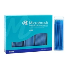Microbrush PR400BL Plus Micro Applicators Dispenser Series Regular Blue 400/Pk