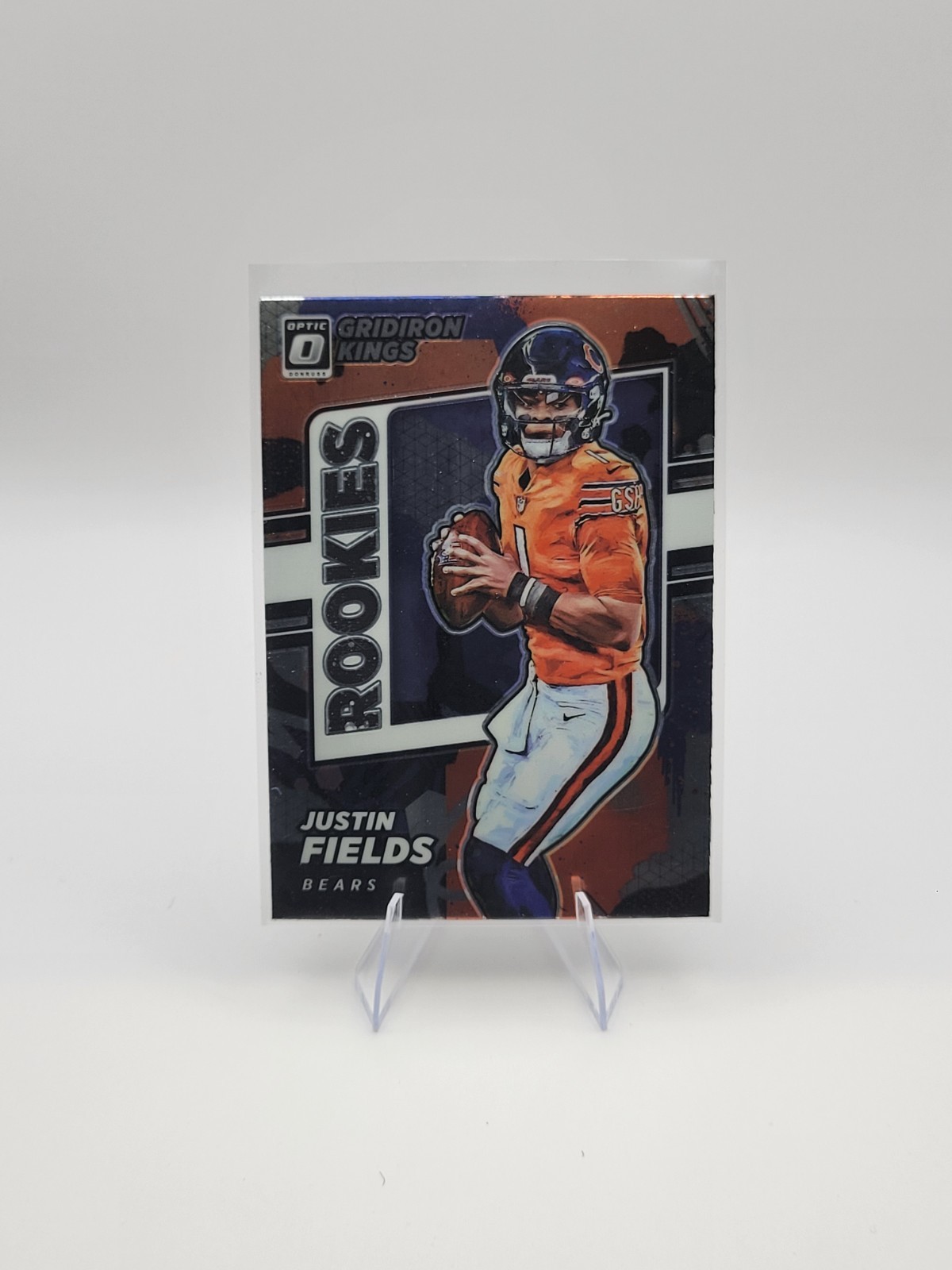 2021 Panini Donruss Optic Justin Fields RC Gridiron Kings Insert Rookie #RGK-4
