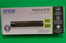 EPSON WORKFORCE ES-50 PORTABLE COLOR DOCUMENT SCANNER IN BOX (B)
