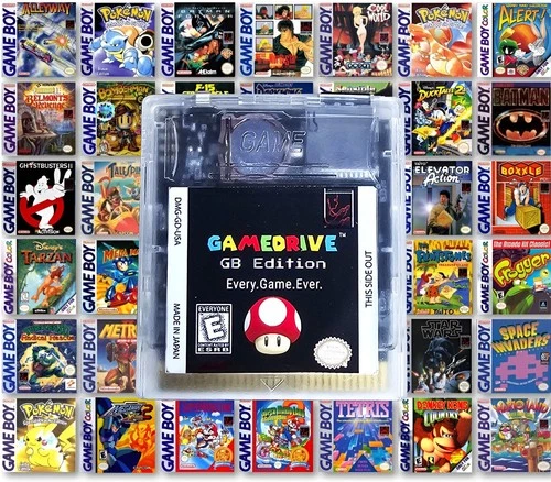GameDrive for Nintendo Gameboy All-in-One microSD Flash Cartridge w/Battery Back