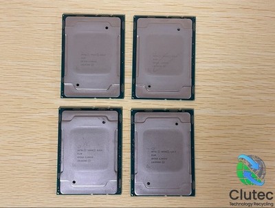 LOT OF 4 - Intel SR3GD Xeon Gold 5120 2.20Ghz 14-Core Socket 3647 CPU Processor