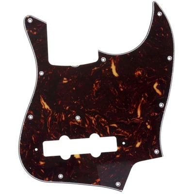 Musiclily Pro 4Ply Tortoise 11 Hole Pickguard For Japan 4 String Jazz Bass JB