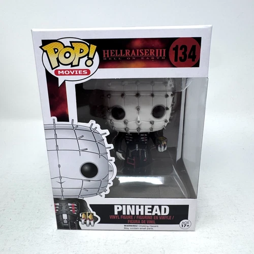 Funko Pop! Movies #134 Hellraiser Pinhead Vaulted 2018 Brand New See Photos