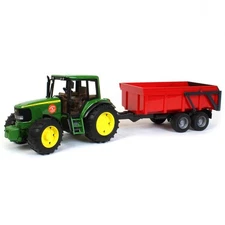 1/16 John Deere 6920 Tractor With Tipping Trailer By Bruder 9820