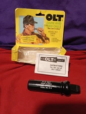 P.S. Olt  Perfect Crow Call Black Model M-9 w/ Instructions TESTED FAST SHIPPING