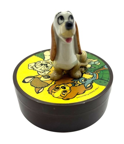 VTG WADE England Hatbox Series DACHSIE #4 from Disney's Lady and the Tramp Box - Picture 6 of 8