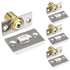 4 Pack Closet Door Ball Spring Catch Drive in Ball Catch Adjustable French Do...