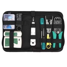1 Set Network Tool Kit 11 In 1 Ethernet Cable Crimper Tester Cat5 Cat5e Cat6