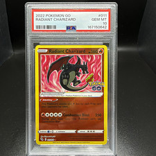 2022 Pokemon GO Radiant Charizard 011/078 PSA 10 Pokemon TCG English