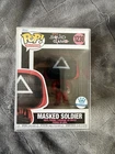 Funko Pop: Squid Game - Masked Soldier #1230 Funko Shop Exclusive w/ Protector