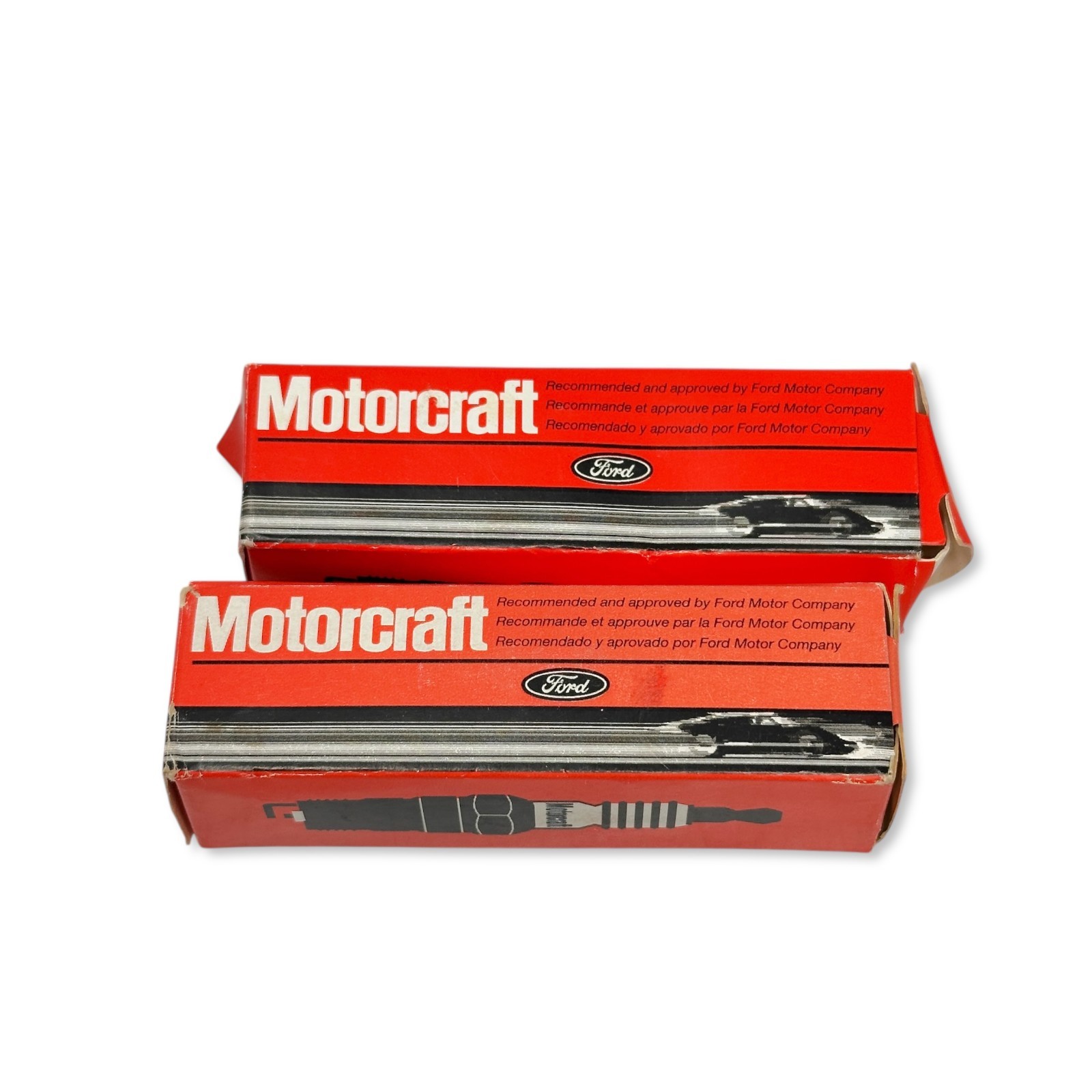Motorcraft AWSF-42P Platinum Spark Plugs - NOS OEM Ford Mercury Mazda Set of 2