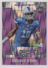 2016 Panini Prizm Collegiate Draft Picks Purple Flash 71/99 Jeremy Cash #202 0af