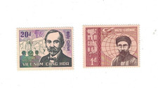 1967 VIETNAM 2 STAMP SET 305-6 UNUSED MNH