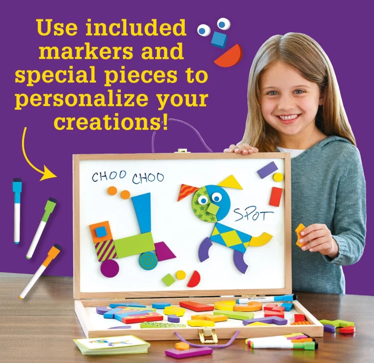 MindWare Imagination Patterns Deluxe- Includes 60 Magnetic Blocks - Image 4 of 4