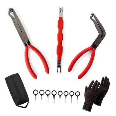 DIMILI Automotive Electrical Disconnect Tool Kit, 3 Pliers +8 Terminal Pin 