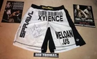 Din Thomas Signed Fight Worn Trunks UFC 71 MMA Program SUBMISSION OF THE YEAR