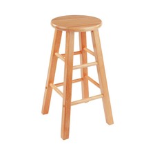 Natural Wood Counter Height Stool