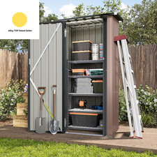 3’X2.1’ Metal Shed Garden Storage Shed with Lockable Doors, Small Sheds and Outd