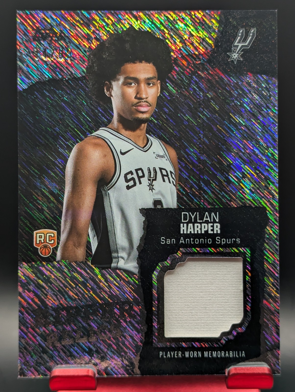 2025-26 Topps Dylan Harper Ripper Relics Surge /99 Player-Worn Mem RC Spurs
