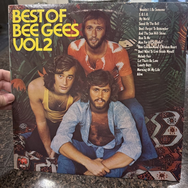 Best Of Bee Gees Vol.2  1973 LP Vinyl-VG/EX. SO 875 Original Insert Classic