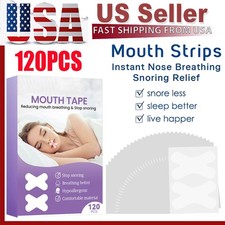 120PCS Strip Mouth Tape Gentle for Better Nose Improved Breathing Reliefs 2026