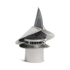 Chimcare Wind Directional Chimney Cap – Non-Air-Cooled Steel, USA Made