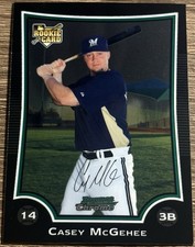 2009 Bowman Draft Picks & Prospects  #BDP41 Casey McGehee Milwaukee Brewers Card