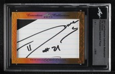 2017 Leaf Executive Collection Cut Signatures Gold 1/1 Tim Duncan Auto HOF ur8