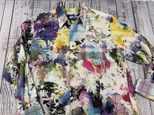 New Mens Robert Graham Shirt Sz L Button Down RARE VTG 0065