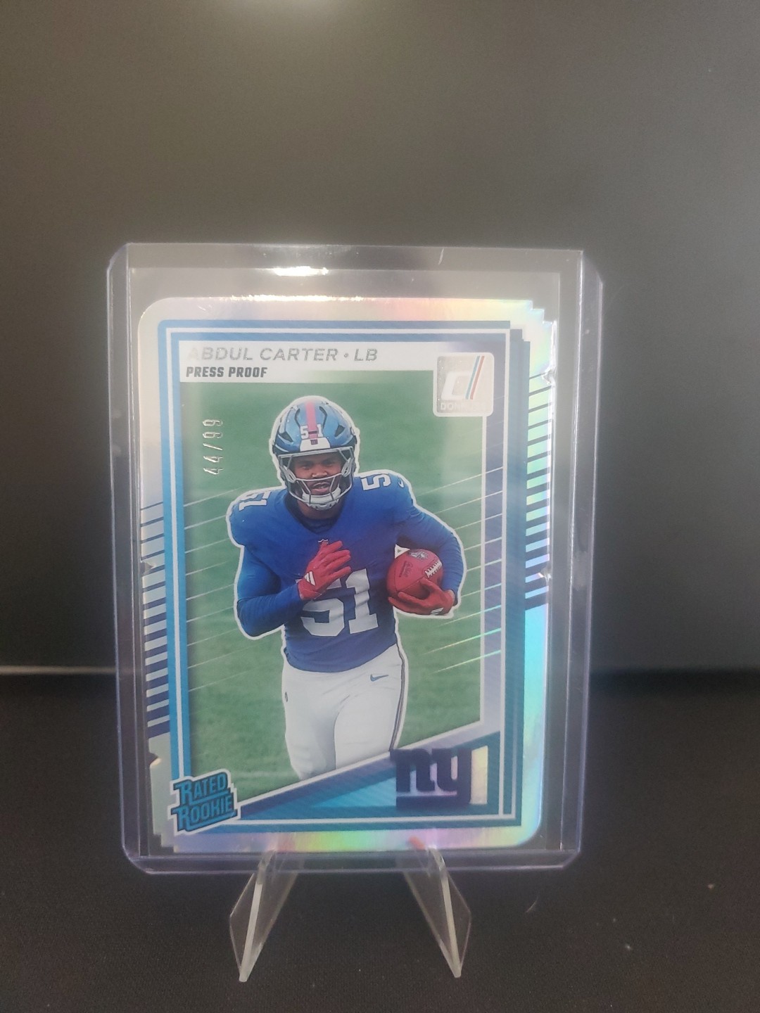 2025 Donruss - Rated Rookie Abdul Carter #315 Press Proof Silver Die-Cut /99