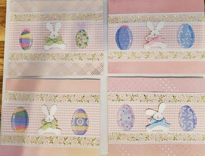 Handmade Greeting Cards -(set of 8) Easter Cards with Messages and Envelopes