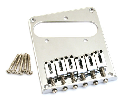 Chrome Modern Style High Mass Bridge for Fender Telecaster/Tele  GB-TEC-C