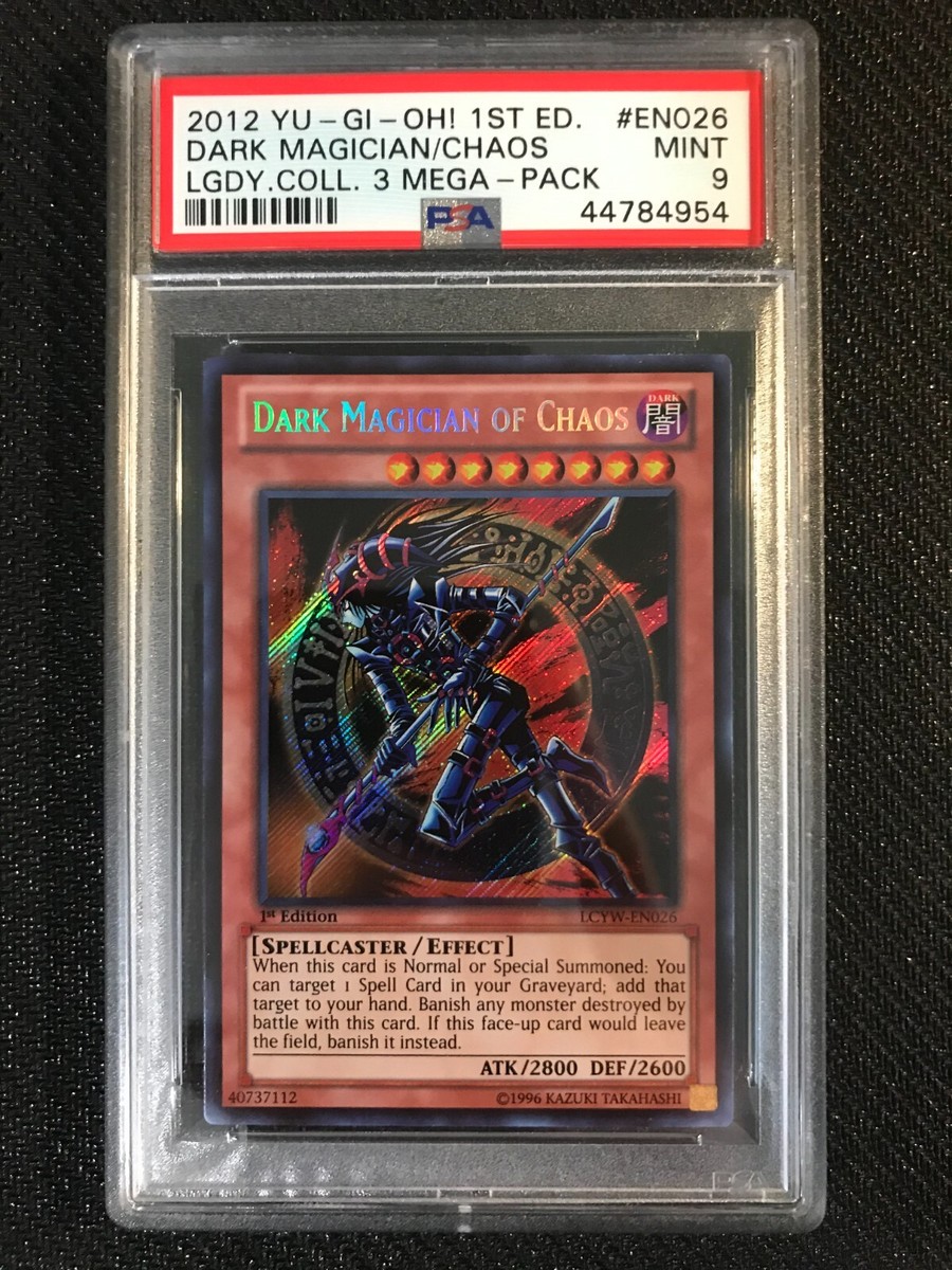 PSA 9 MINT Dark Magician Of Chaos LCYW-EN026 1st Edition