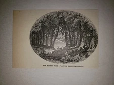 The Maumee Ford,Harmar's Defeat Indian War 1893 Harper's Weekly Sketch Print