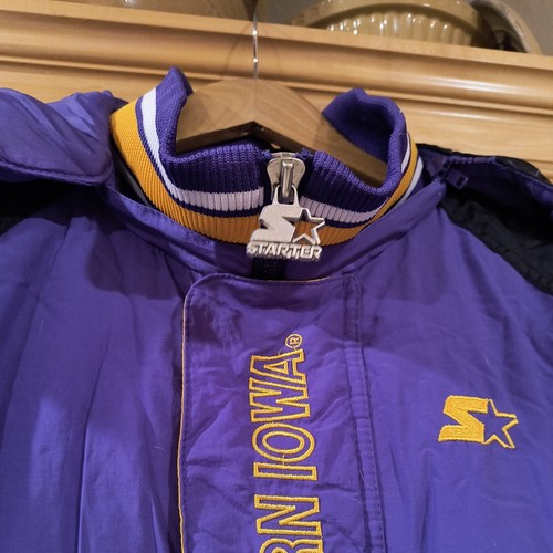 UNI Northern Iowa Panthers Starter Pullover Giacca/Cappotto Unisex Taglia M con Guanti - Foto 4 di 24
