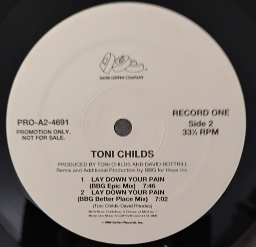 Toni Childs - LAY DOWN YOUR PAIN - 2 X 12" - PROMO - 1994 - Near Mint Vinyl - Imagen 3 de 5