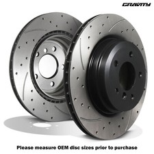 DISCHI FRENO POSTERIORI FORATI SCANALATI VENTILATI 336MM PER BMW SERIE 3 E90 E92 04-13