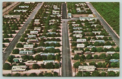 #ad McAllen Texas Morningside Mobile Park RVs 60s Cars Woody Station Wagon 1960s $8.00