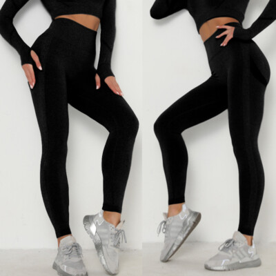 Anti-Cellulite Leggings Damen - High Waist Kompressionshose Figurformend