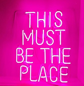 This Must Be The Place Neon Light Sign Bedroom Decor Man ...