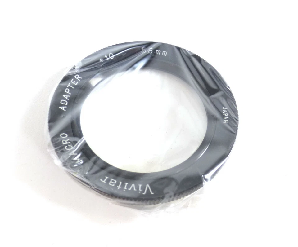 Vivitar Macro Adapter +10 55mm Optical Glass filter w/Leather case and Box - Image 2 of 4