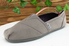 Bobs Women Sz 8 M Brown Flat Fabric Shoes 33645