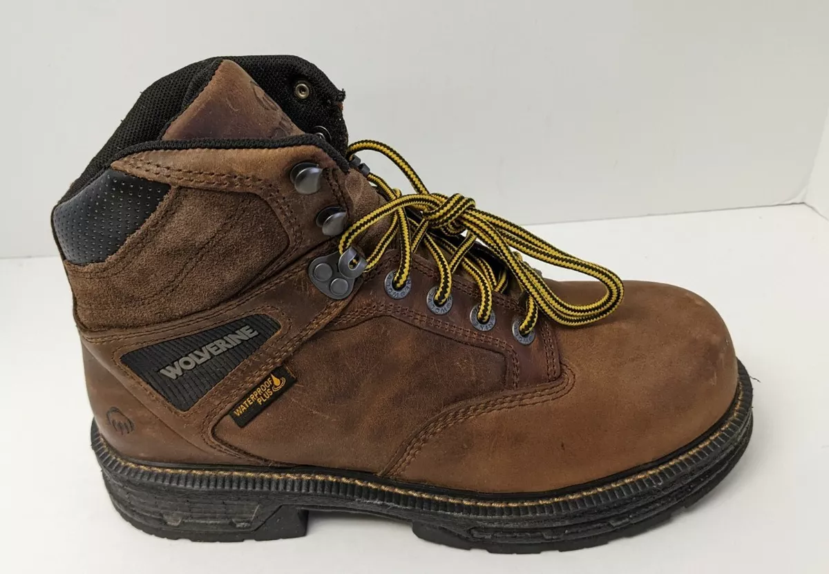 Extra wide composite toe work clearance boots
