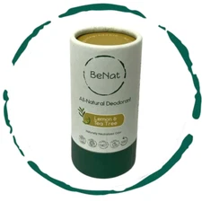 BeNat. All-Natural, Plastic-Free Deodorant.