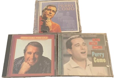 3 CD Lot Perry Como The Very Best, Pure Gold Hits, They Called Him -See Info NEW